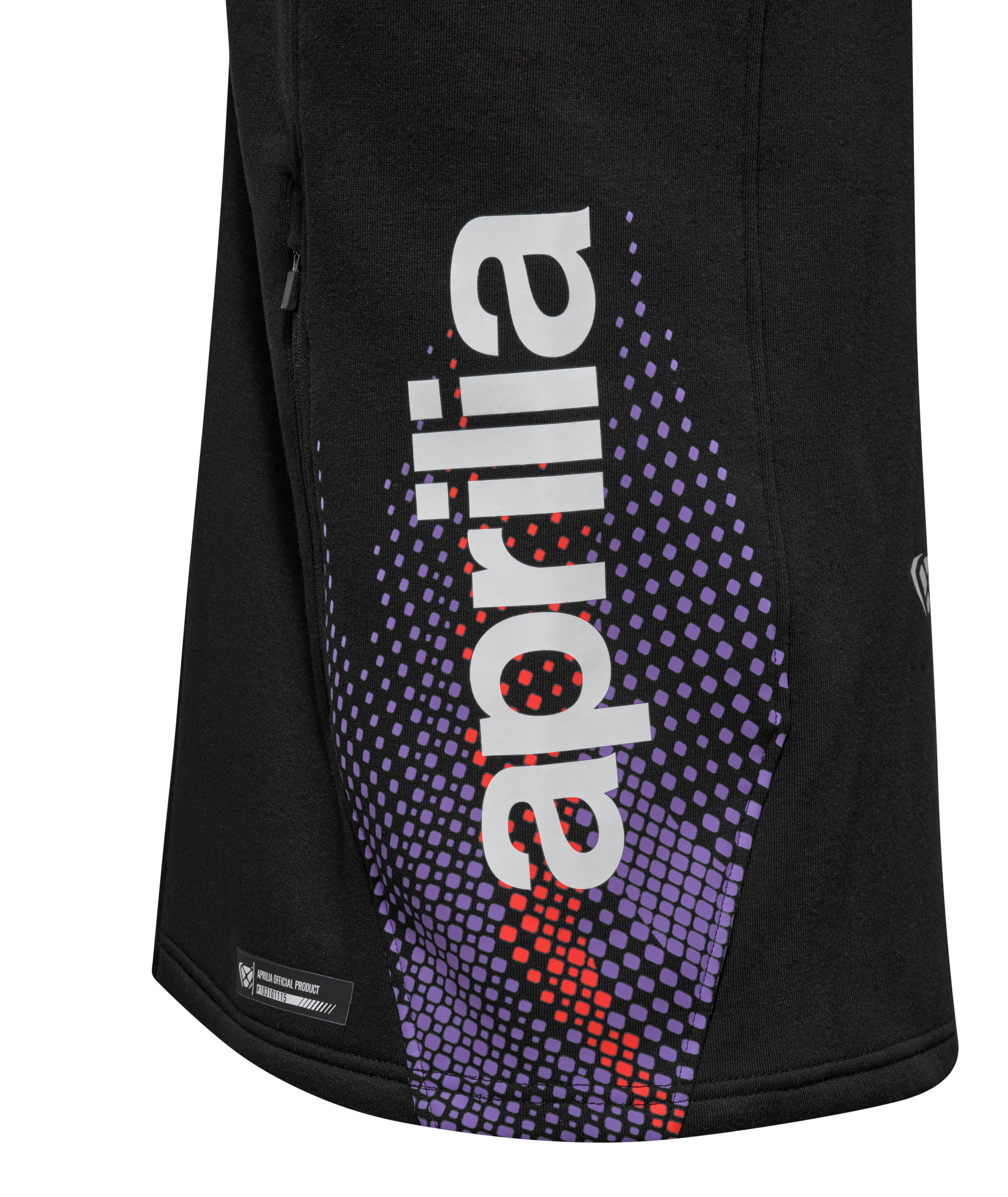 Sweat à capuche zippé Aprilia Racing Team Replica 2026 pour homme, noir