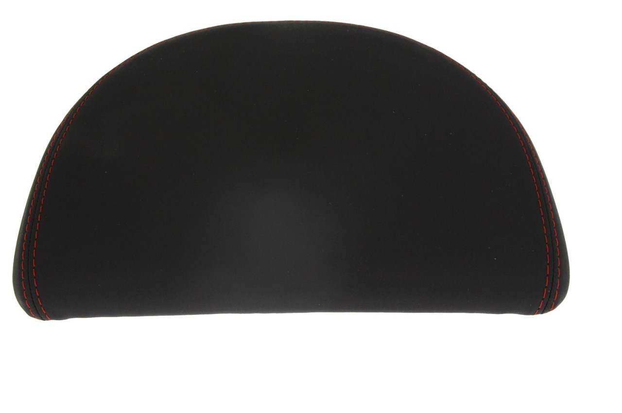 Coussin dorsal anthracite avec couture rouge pour topsase Aprilia SR GT 125 / 200