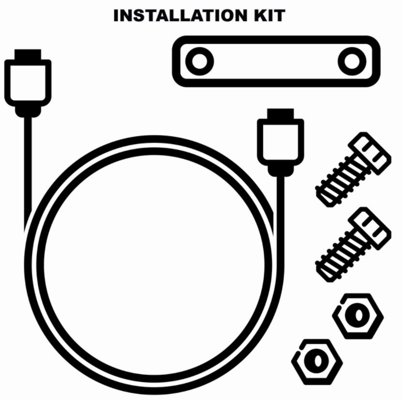 Kit de montage pour alarme antivol pour Aprilia Tuareg 660 E5 ABS