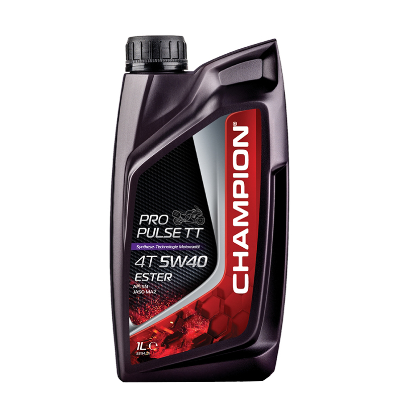 CHAMPION® Pro Pulse TT 4T 5W-40 Huile moteur à l'ester - 1 litre