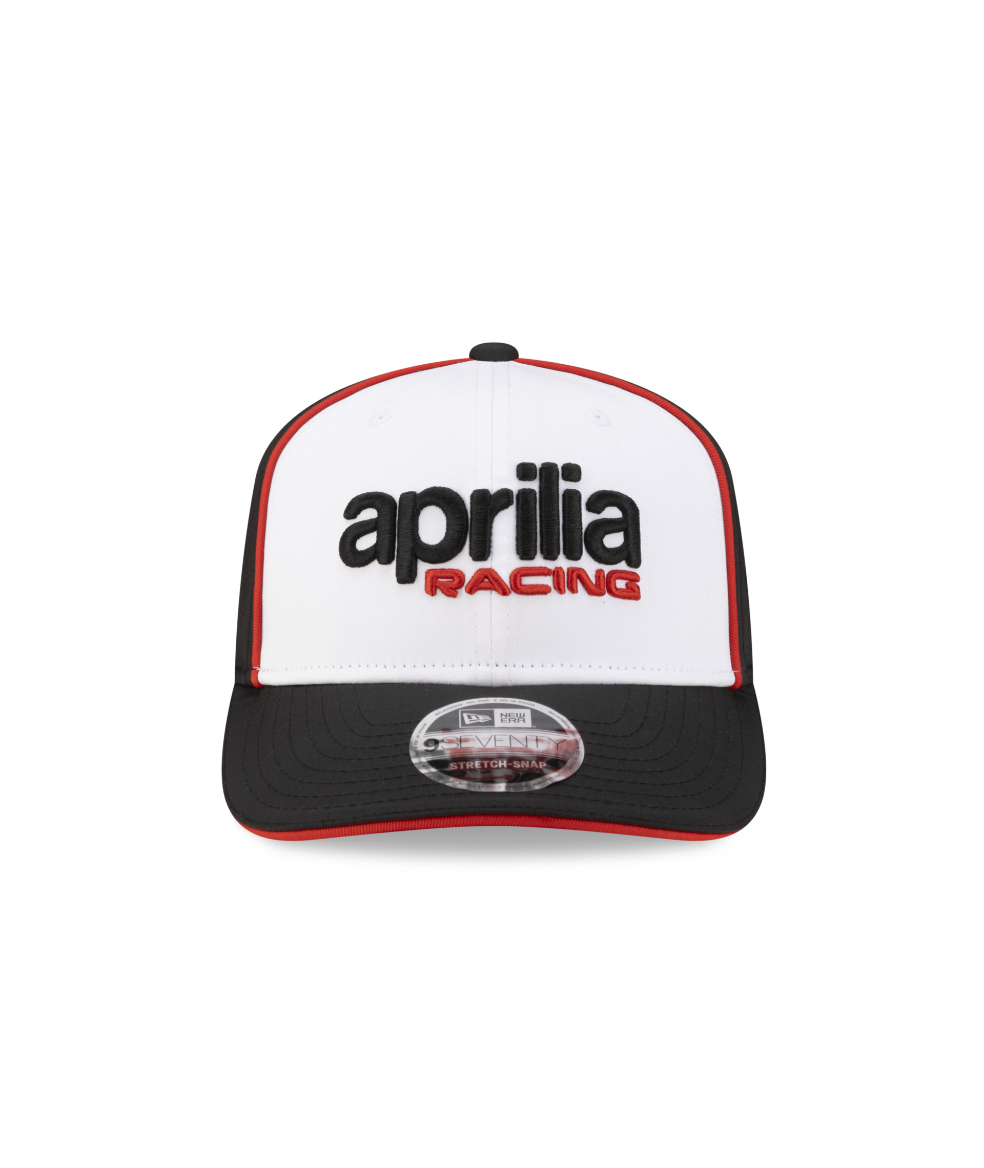 Casquette Aprilia Racing Team 2026 New Era 9Seventy noir et blanc